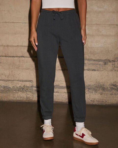 ANTHRACITE SWEATSHIRT AND PANTS SET