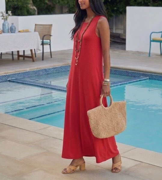 POMEGRANATE DRESS XL - POMEGRANATE