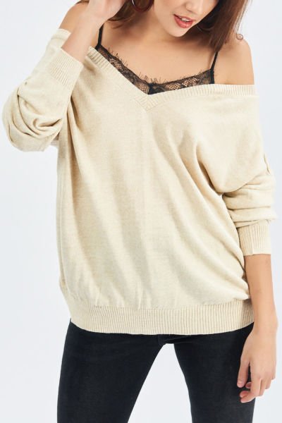BEIGE BLOUSE