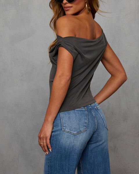 DARK-GREY BLOUSE