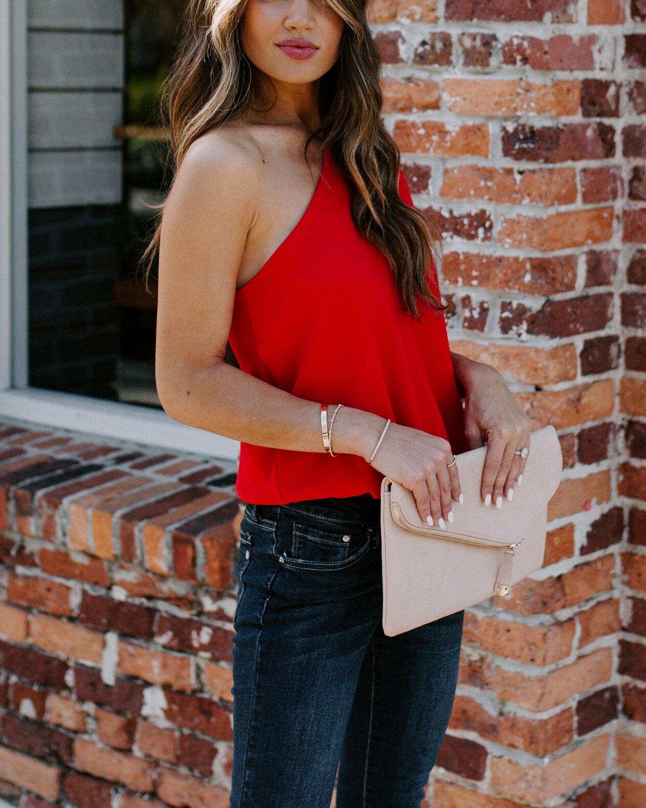 RED BLOUSE