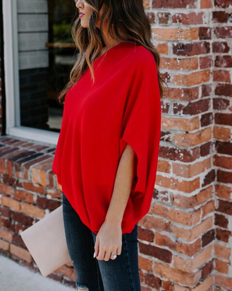 RED BLOUSE
