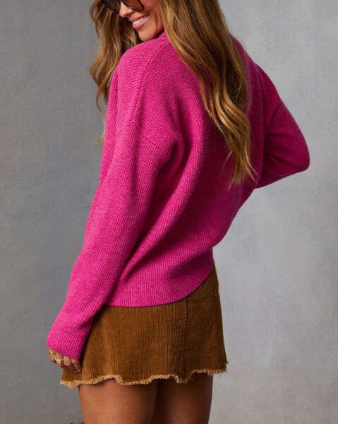 FUCHSIA SWEATER L - FUCHSIA