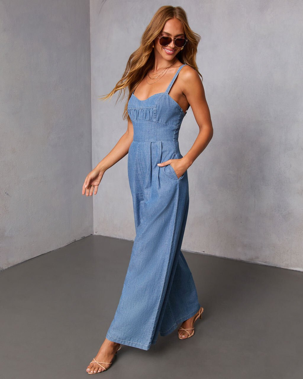 BLUE JEANS JUMPSUIT