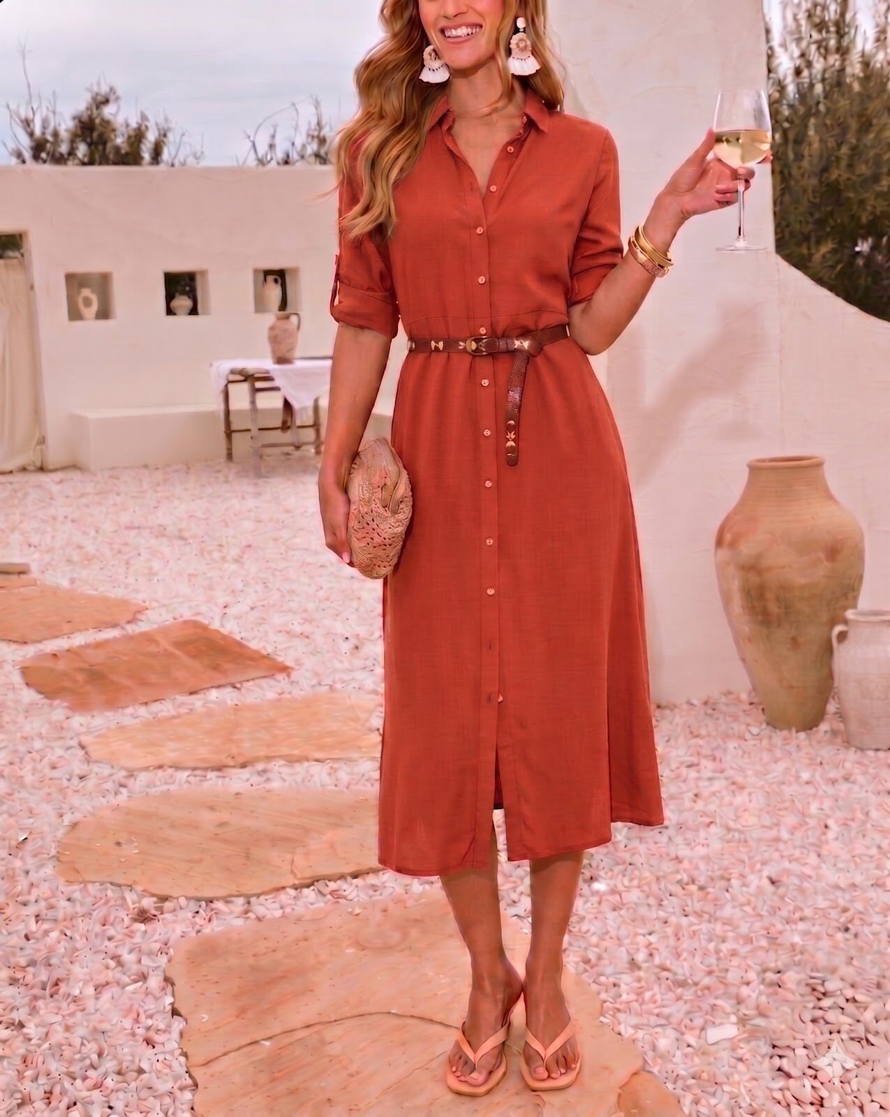 TILE DRESS L - TILE