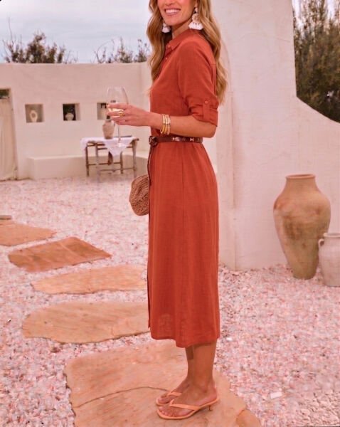 TILE DRESS L - TILE