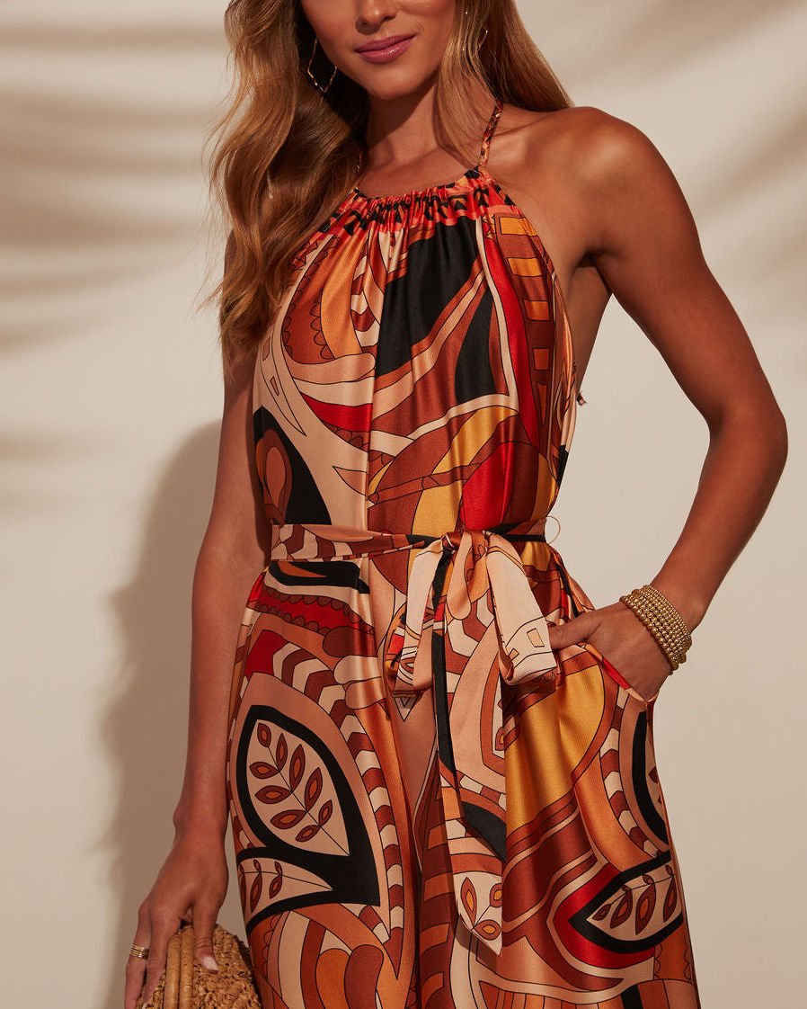 MULTICOLOR-PRINTED JUMPSUIT