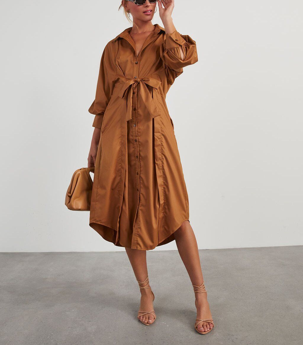CAMEL DRESS L - CAMEL