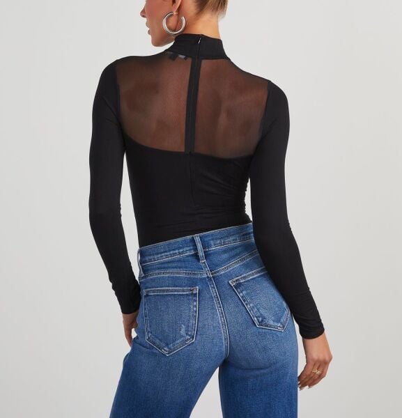 BLACK BLOUSE XL - BLACK