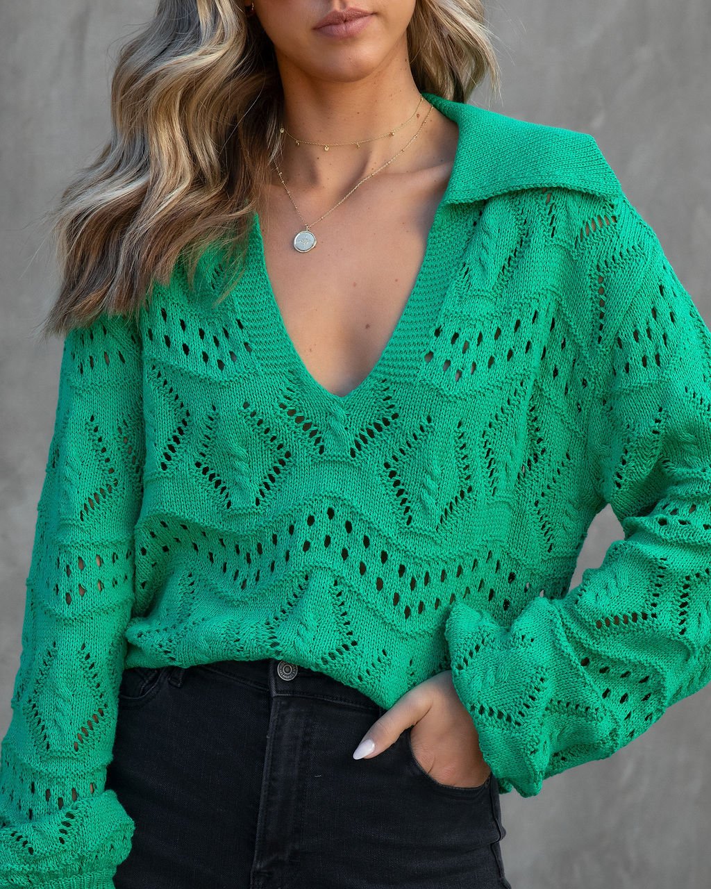 GREEN SWEATERS