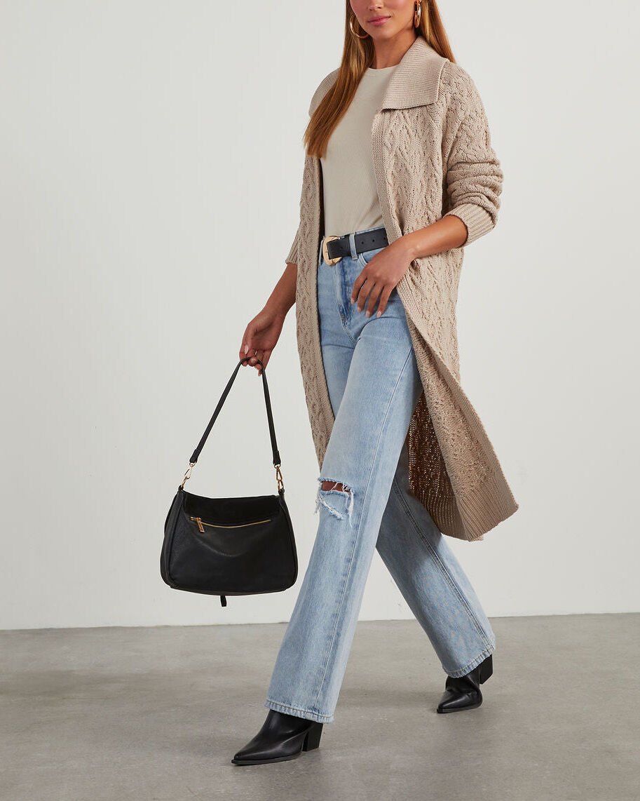 STONE CARDIGAN L - STONE