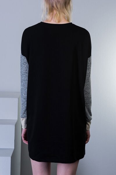 BLACK-GREY DRESS