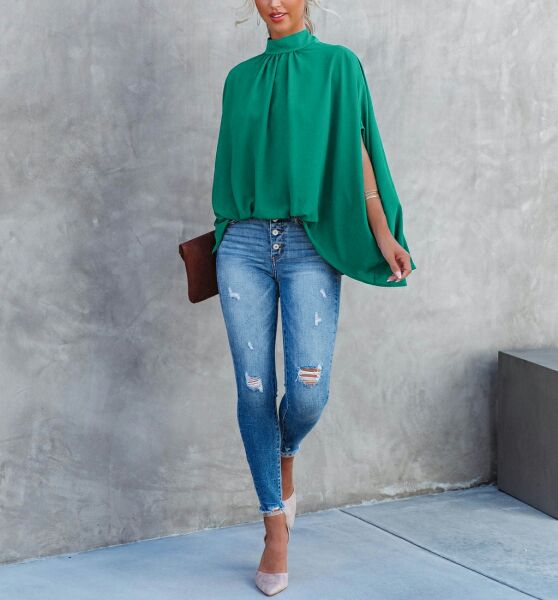 EMERALD BLOUSE XL - EMERALD