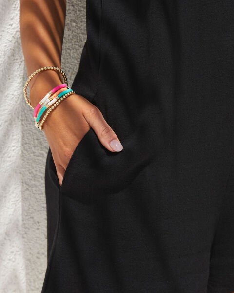 BLACK ROMPER