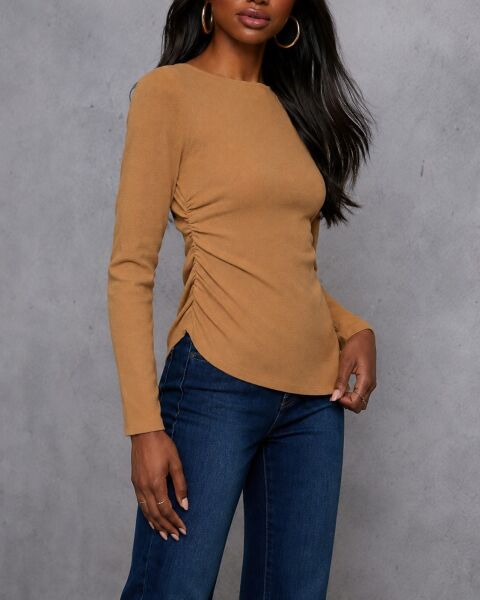 CAMEL BLOUSE XL - CAMEL