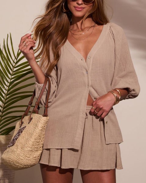 BEIGE  SHIRT