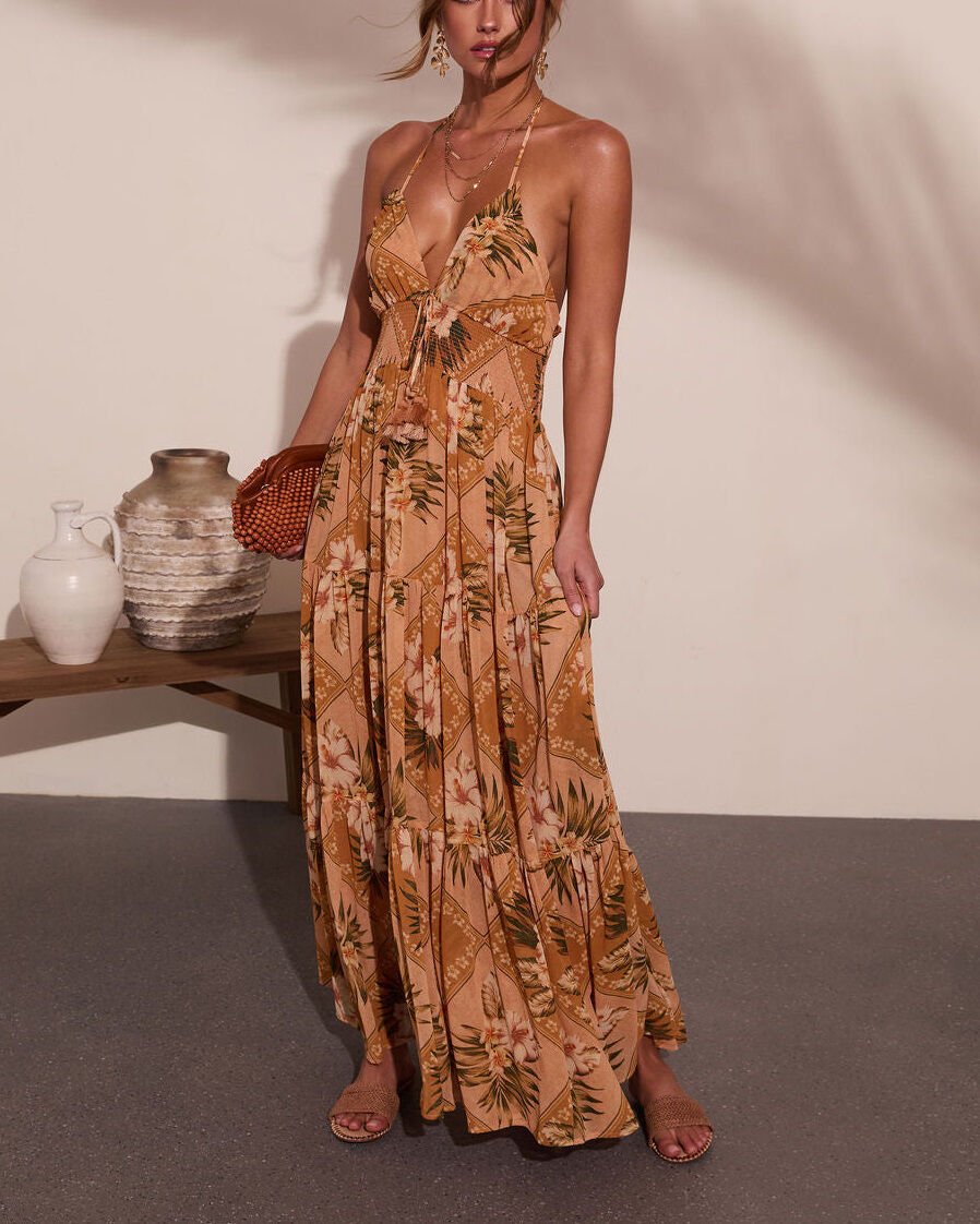 MULTICOLOR-FLORAL DRESS