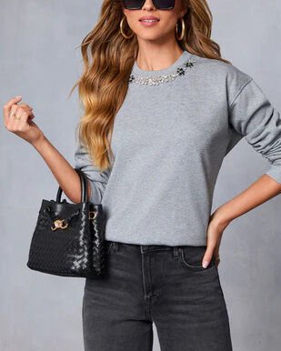 GREY SWEATSHIRT