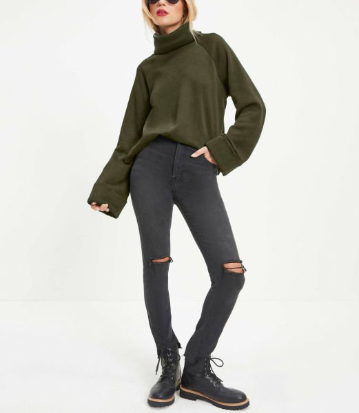 KHAKI SWEATER