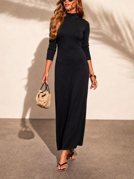 BLACK DRESS S - BLACK