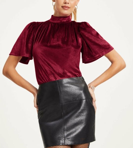 RED BLOUSE