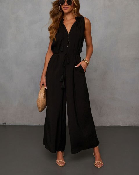 BLACK  JUMPSUIT