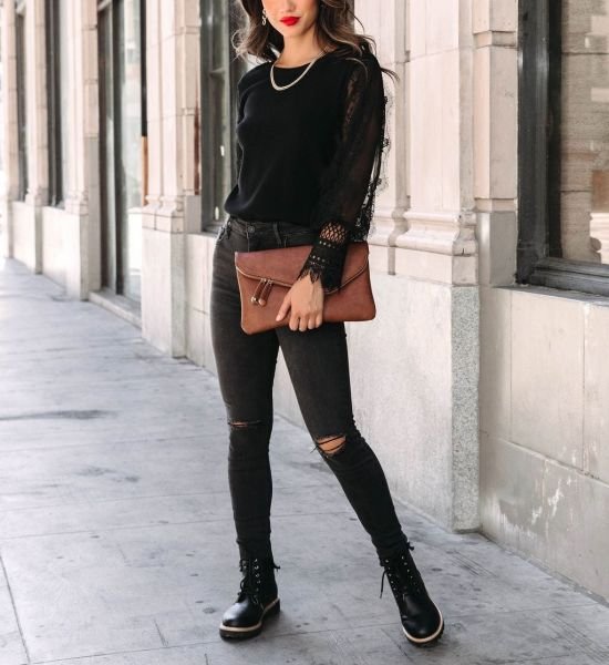 BLACK BLOUSE