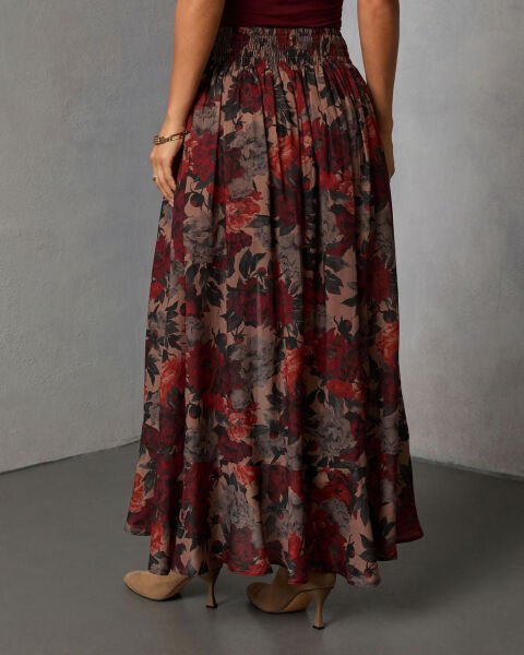 MULTICOLOR-PRINTED SKIRT