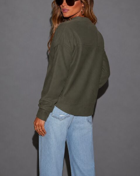 KHAKI SWEATSHIRT