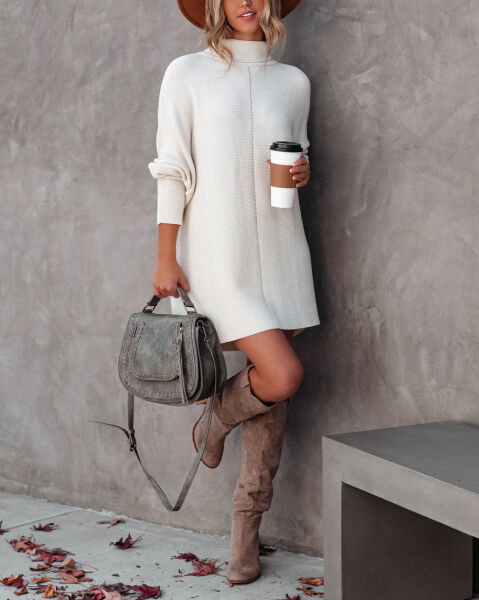 CREAM DRESS