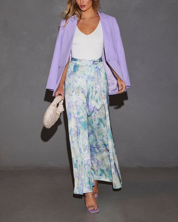 MULTICOLOR-FLORAL PANTS