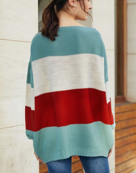 TURQUOISE-STONE SWEATER