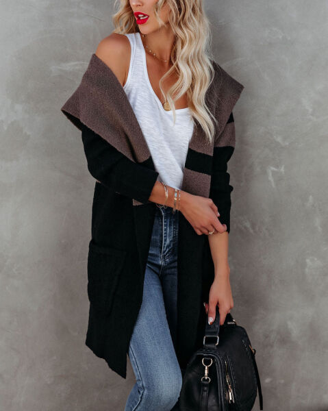 BLACK-BROWN COAT