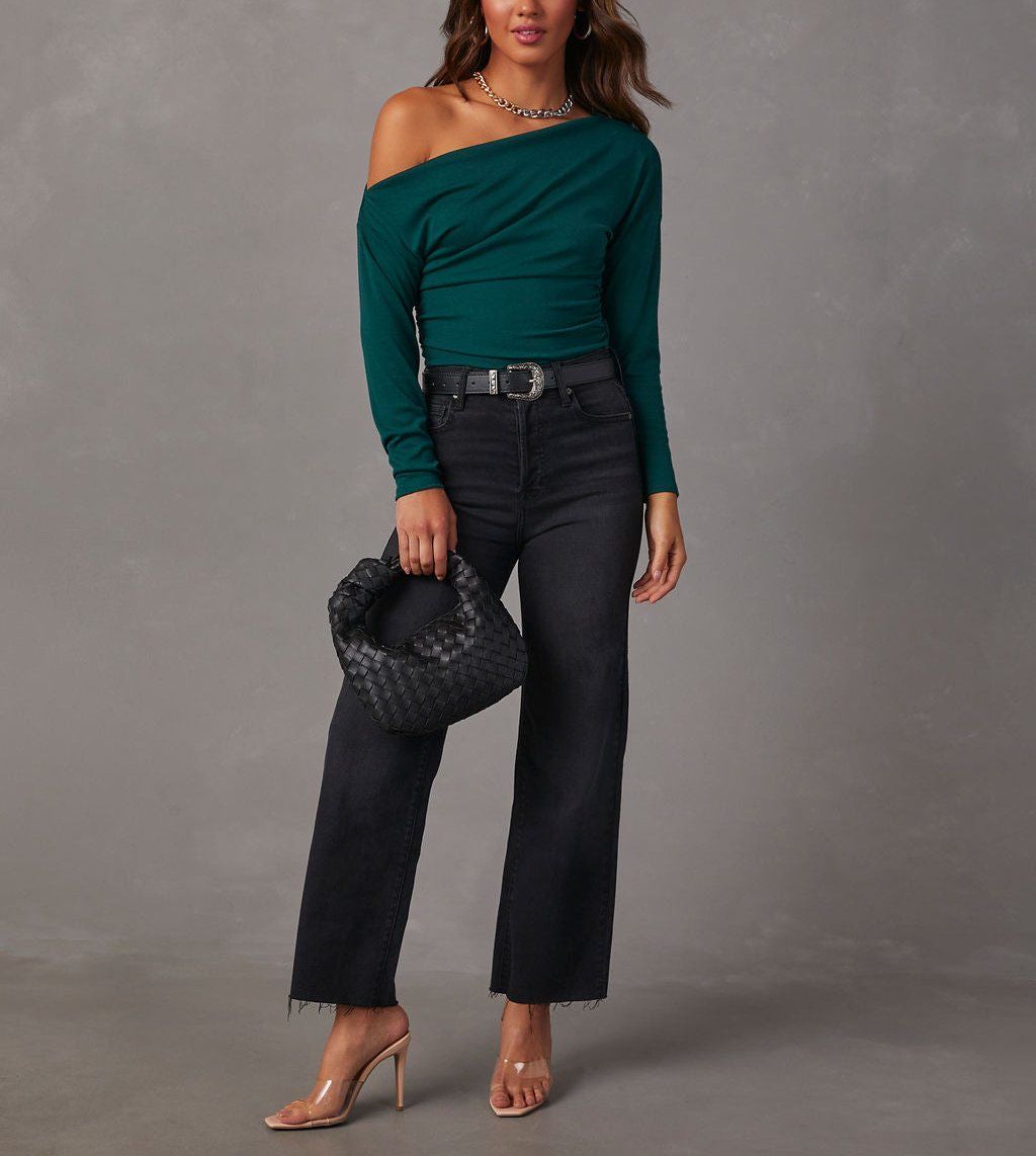 TEAL BLOUSE