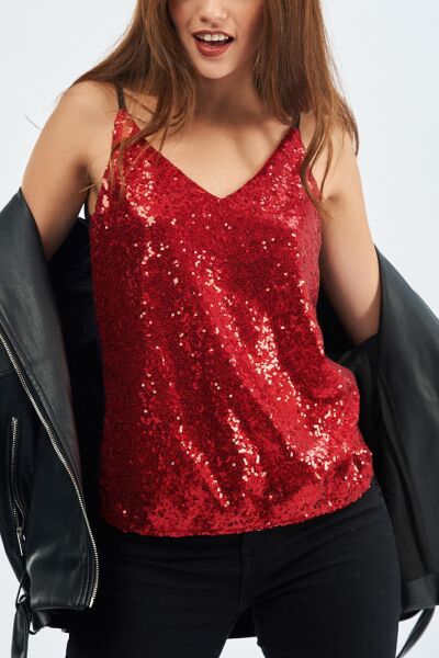 RED BLOUSE