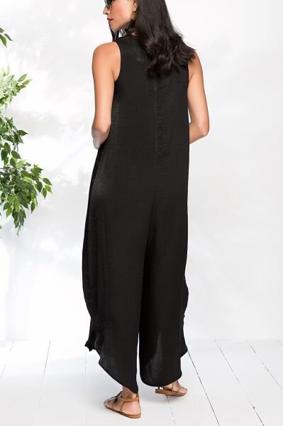 BLACK JUMPSUIT S - BLACK