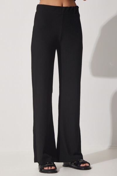 BLACK TOP-PANTS-SET S - BLACK