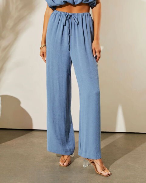 LAVENDER CROP TOP AND PANTS SET