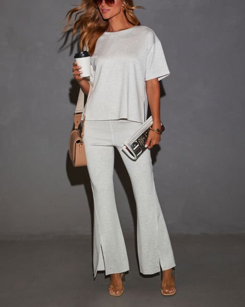 LIGHT-GREY SWEATSHIRT