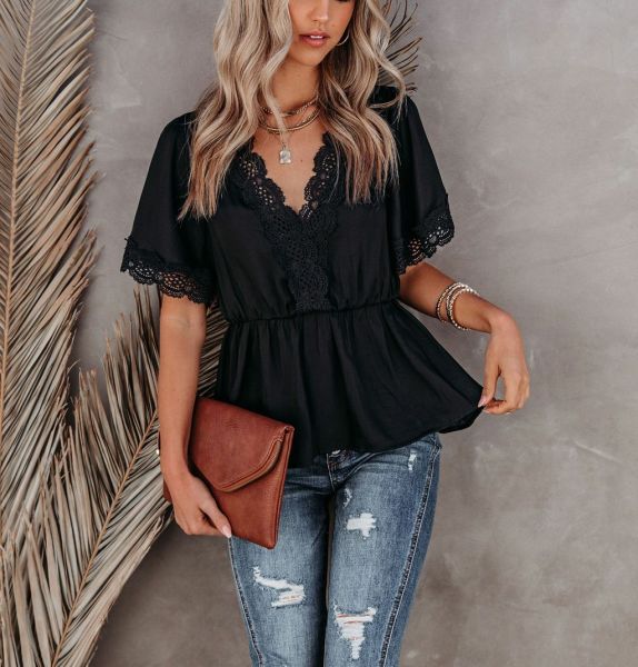 BLACK  BLOUSE