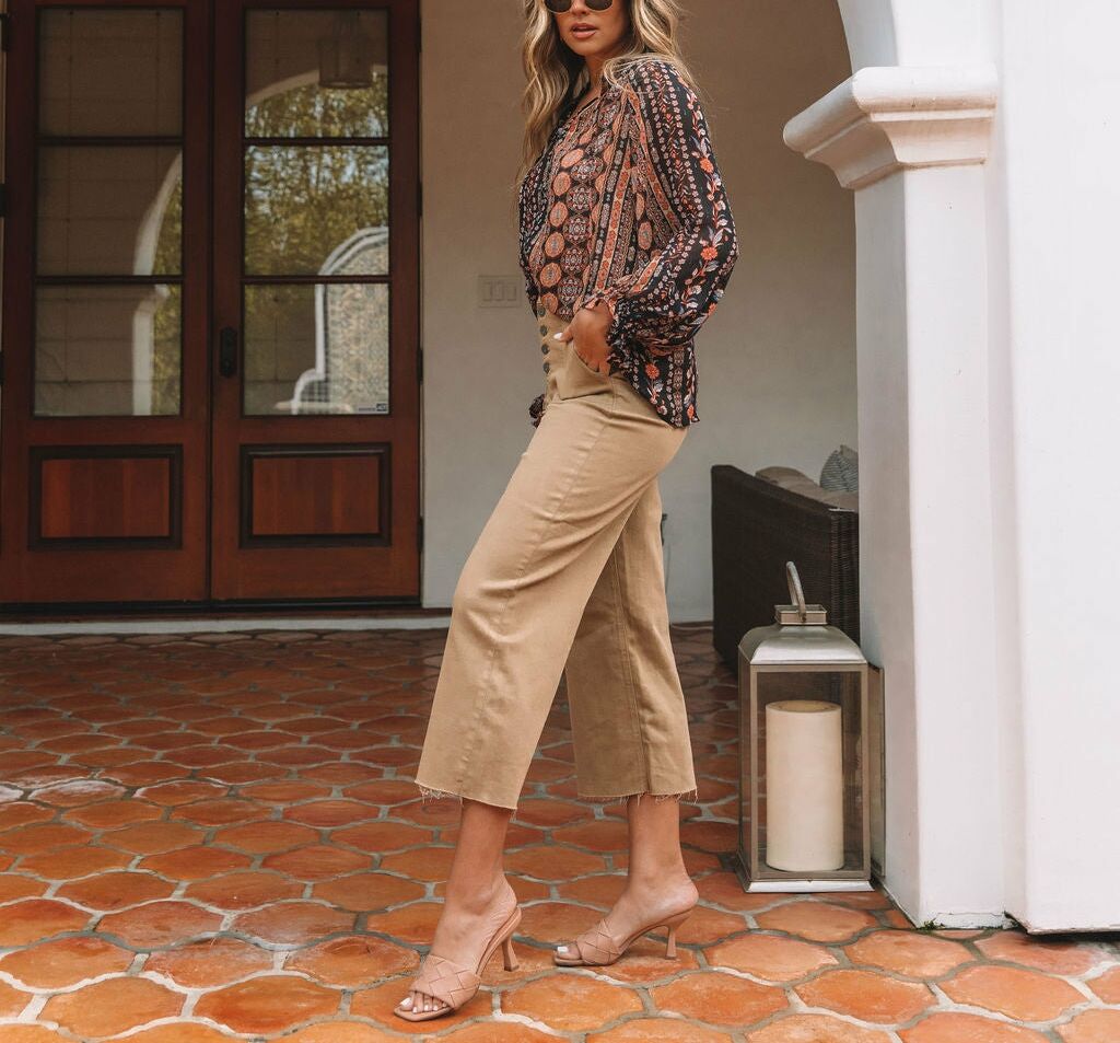 BLACK-BROWN-FLORAL SHIRT