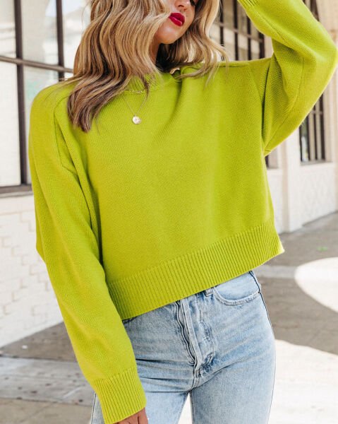 NEON-GREEN SWEATERS