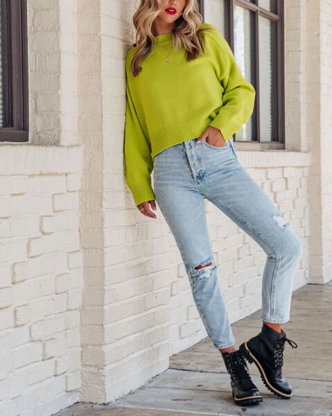 NEON-GREEN SWEATERS