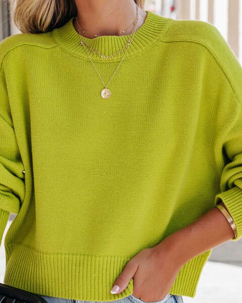 NEON-GREEN SWEATERS