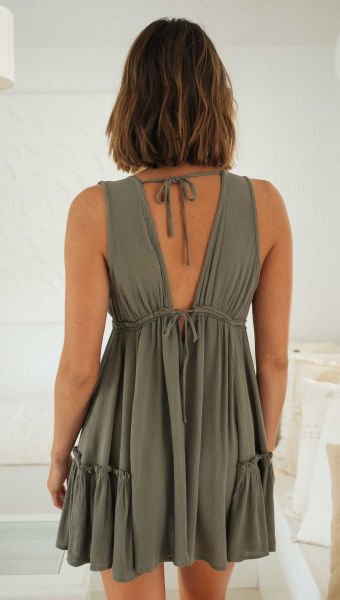 KHAKI  DRESS