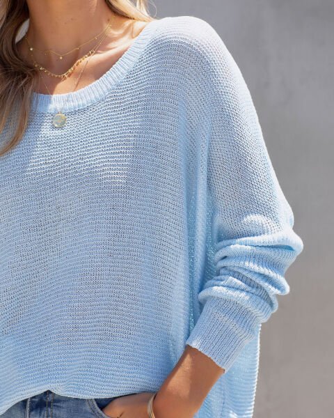 LIGHT-BLUE SWEATERS