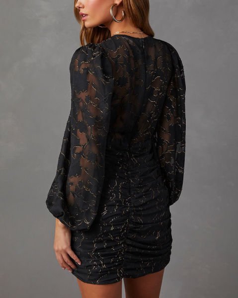 BLACK-BEIGE DRESS