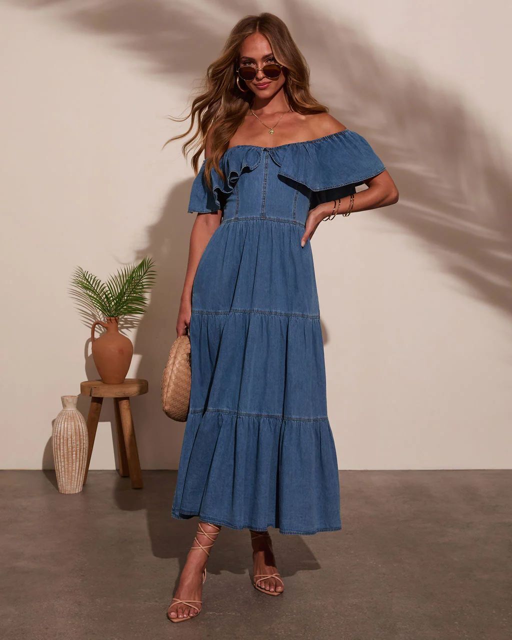 INDIGO JEANS DRESS L - INDIGO