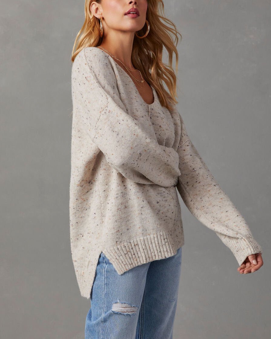 STONE SWEATER S - STONE