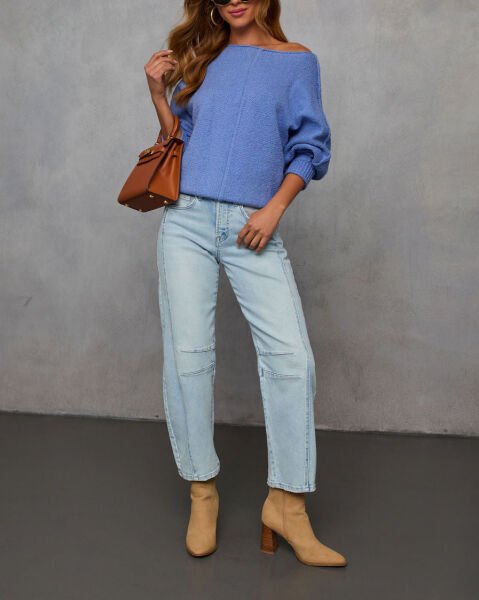 BLUE SWEATERS
